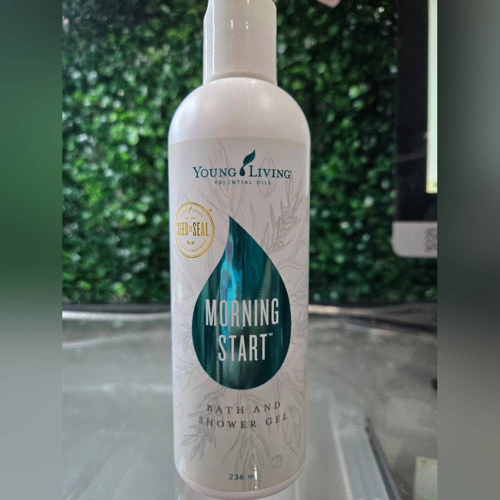 Young Living Morning Start Gel in White and Teal